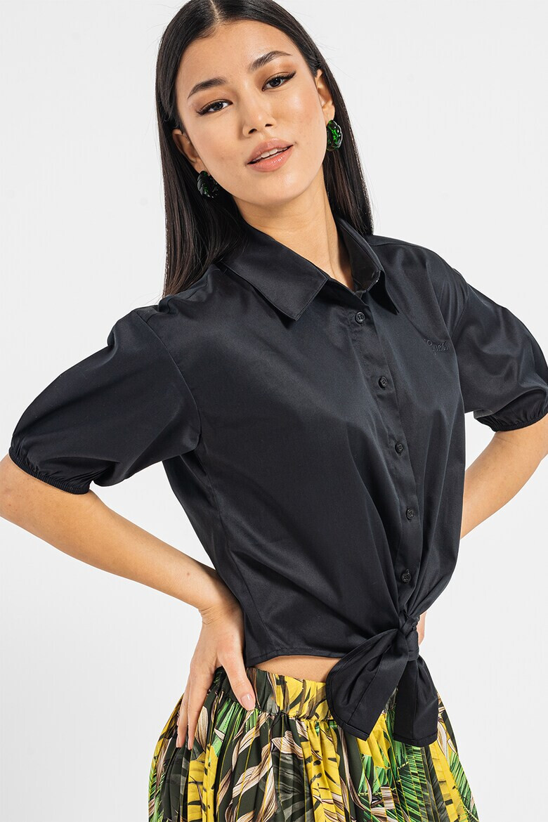 GUESS JEANS Риза с възел отпред - Pepit.bg