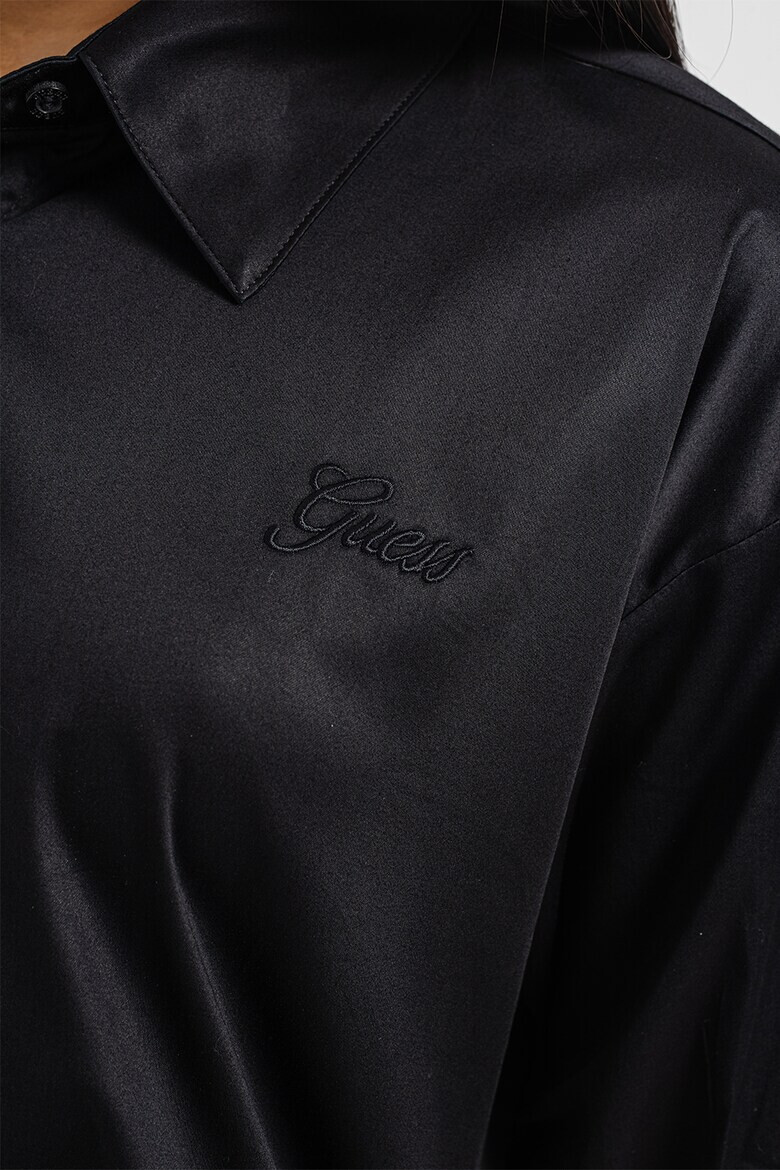 GUESS JEANS Риза с възел отпред - Pepit.bg