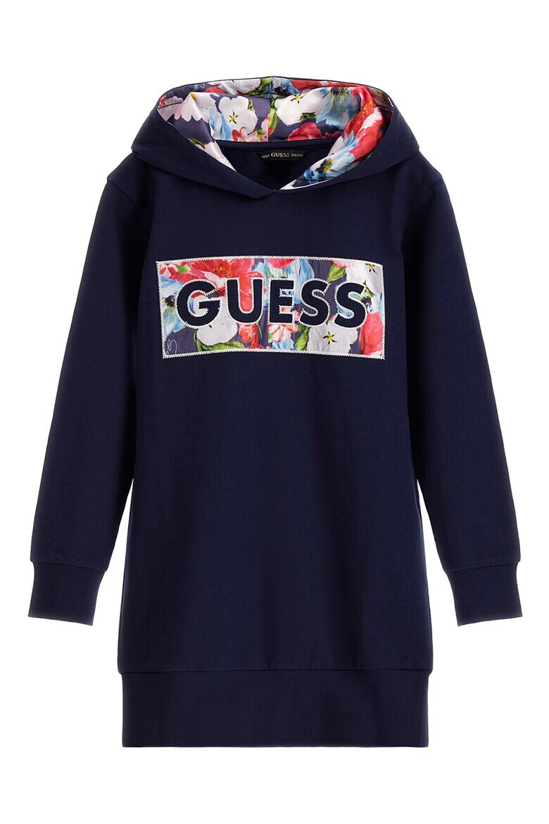 GUESS JEANS Рокля с качулка и лого - Pepit.bg