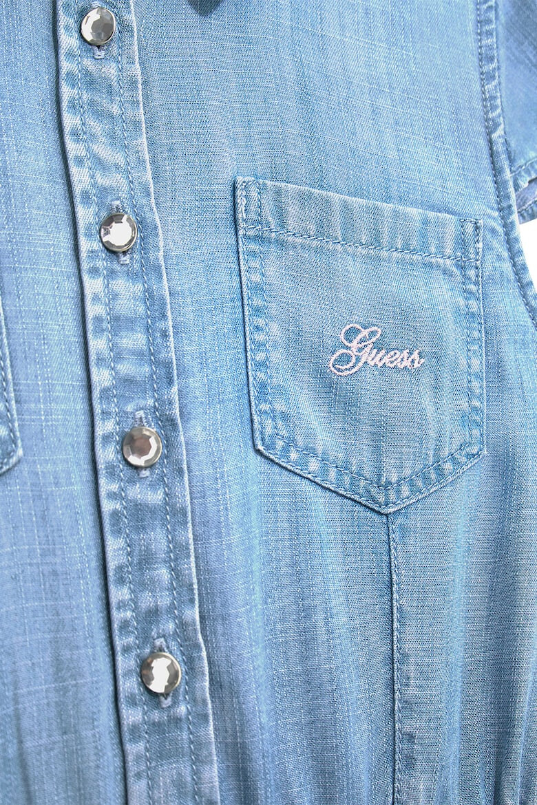 GUESS JEANS Рокля с набирания - Pepit.bg