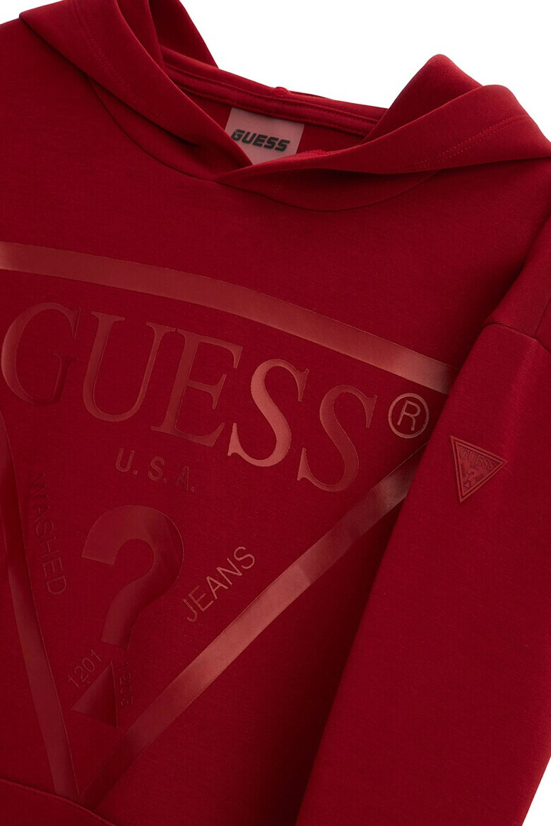 GUESS JEANS Рокля тип худи с лого - Pepit.bg