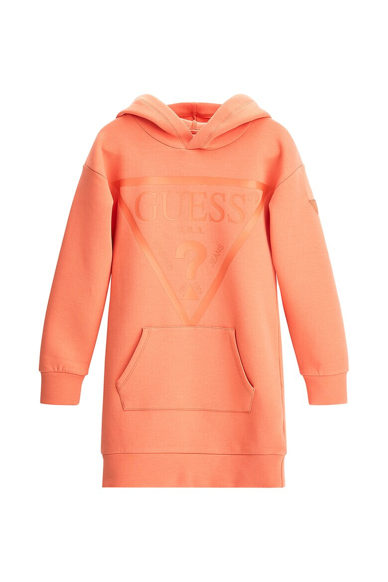 GUESS Рокля тип худи с лого - Pepit.bg