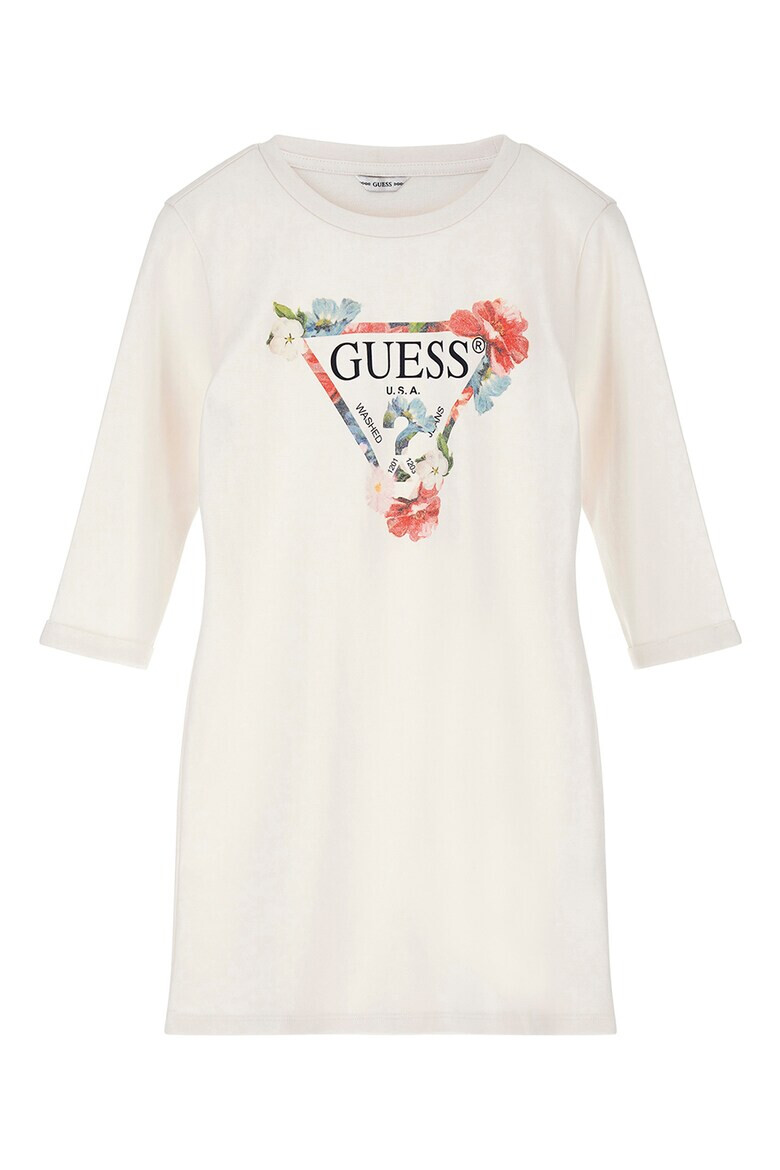 GUESS JEANS Рокля тип суитшърт с лого - Pepit.bg