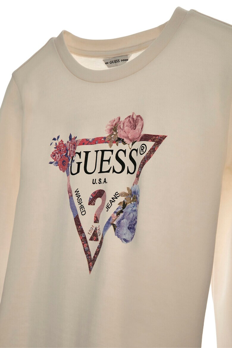 GUESS JEANS Рокля тип суитшърт с лого - Pepit.bg