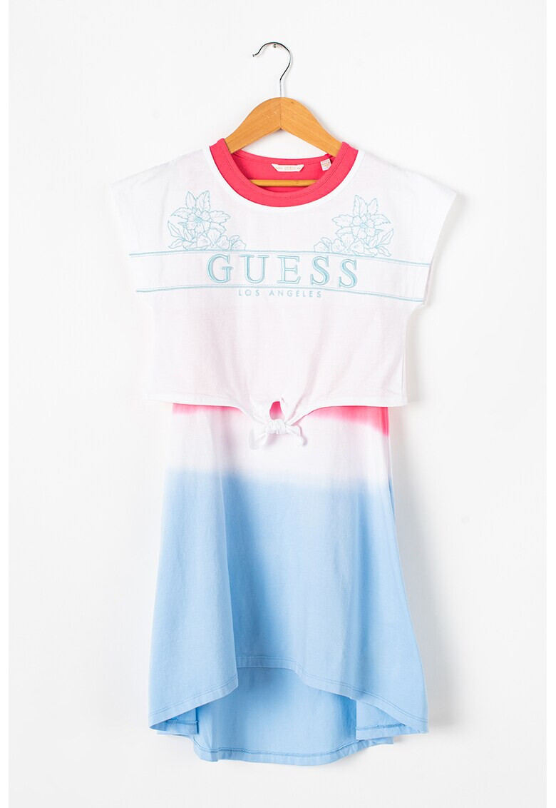 GUESS JEANS Рокля комби с преливащ се дизайн - Pepit.bg