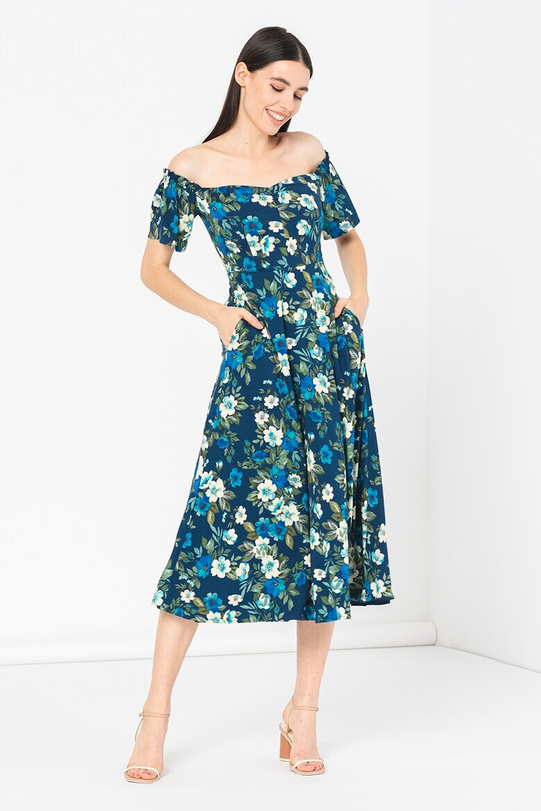GUESS JEANS Рокля с голи рамене - Pepit.bg
