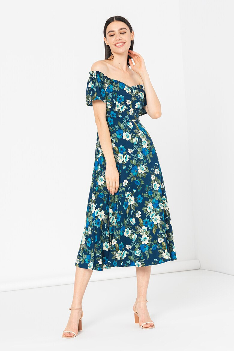 GUESS JEANS Рокля с голи рамене - Pepit.bg