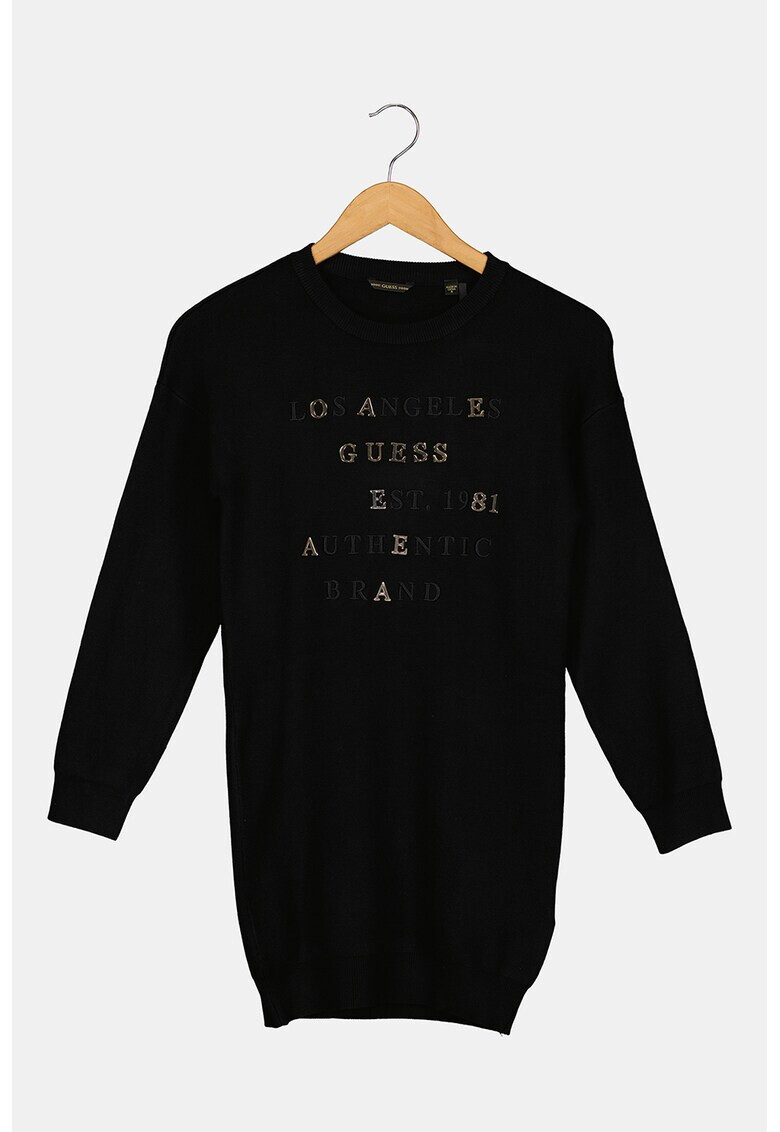 GUESS JEANS Рокля тип суитшърт с лого - Pepit.bg