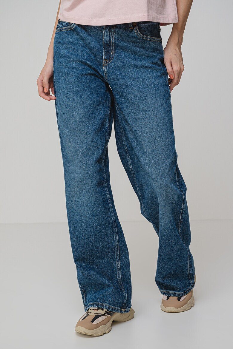 GUESS JEANS Широки дънки G11 - Тъмносин - Pepit.bg