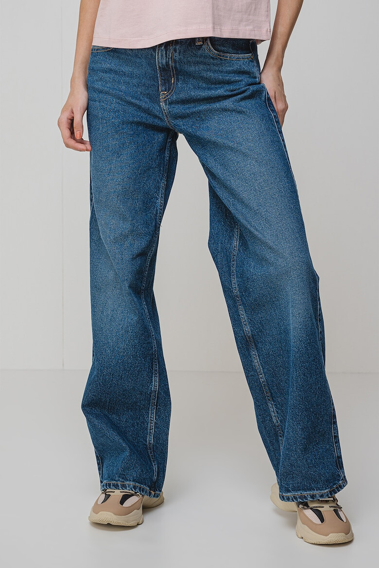 GUESS JEANS Широки дънки G11 - Тъмносин - Pepit.bg