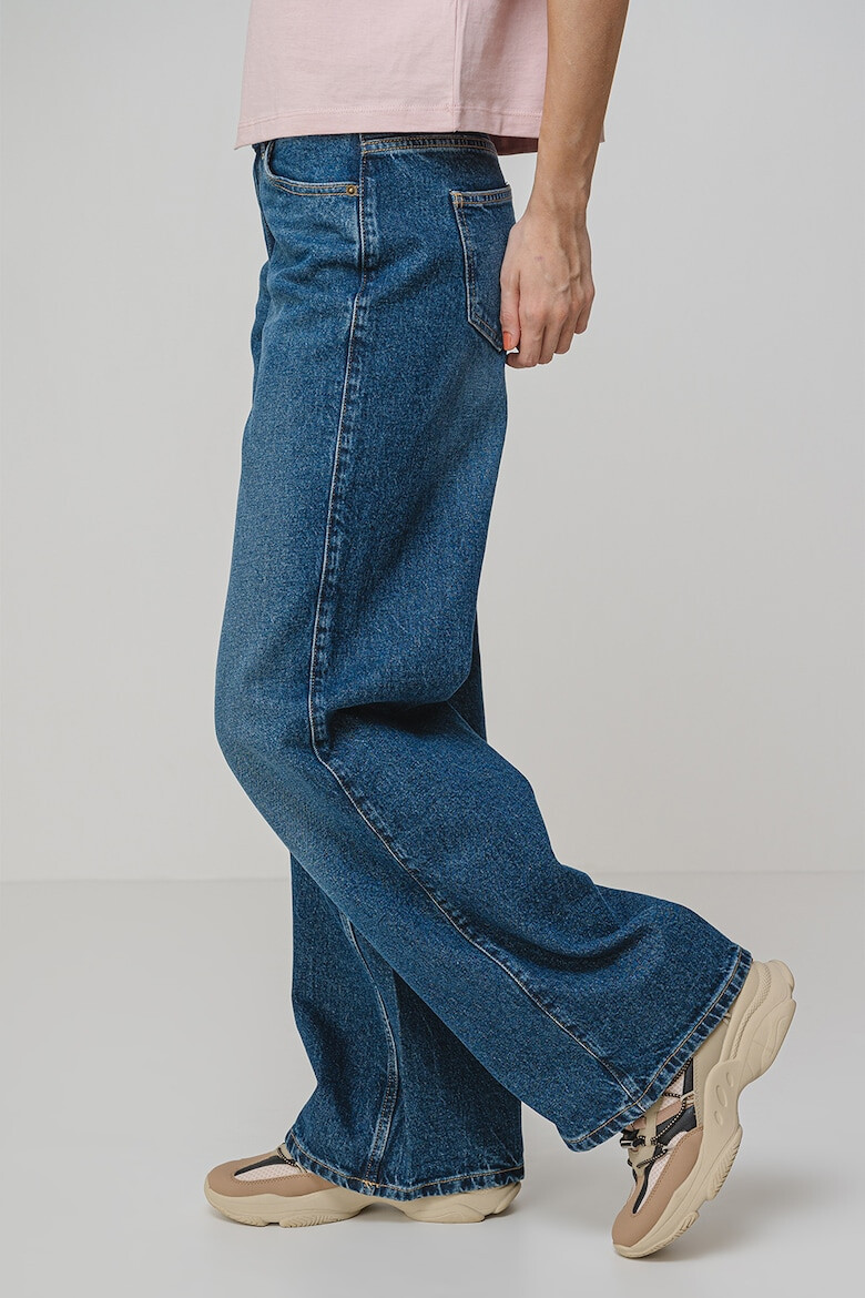 GUESS JEANS Широки дънки G11 - Тъмносин - Pepit.bg