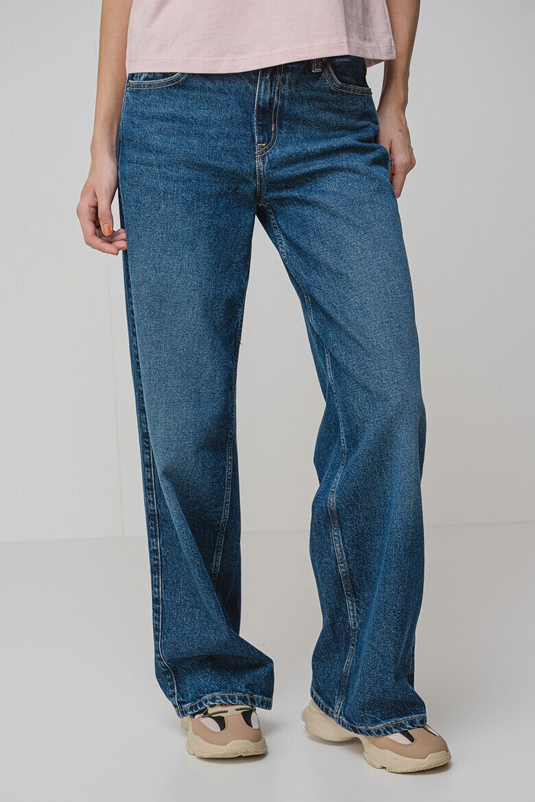 GUESS JEANS Широки дънки G11 - Тъмносин - Pepit.bg