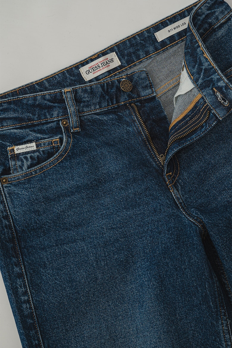 GUESS JEANS Широки дънки G11 - Тъмносин - Pepit.bg