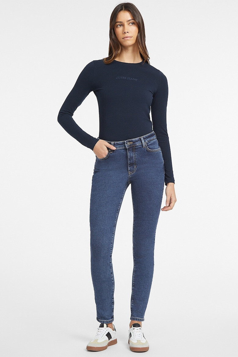 GUESS JEANS Скини дънки с лого - Pepit.bg