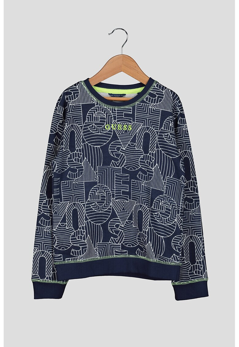GUESS JEANS Суитшърт с деен с лого - Pepit.bg