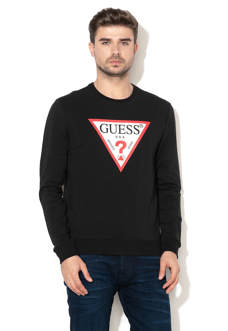 GUESS JEANS Суитшърт с лого - Pepit.bg