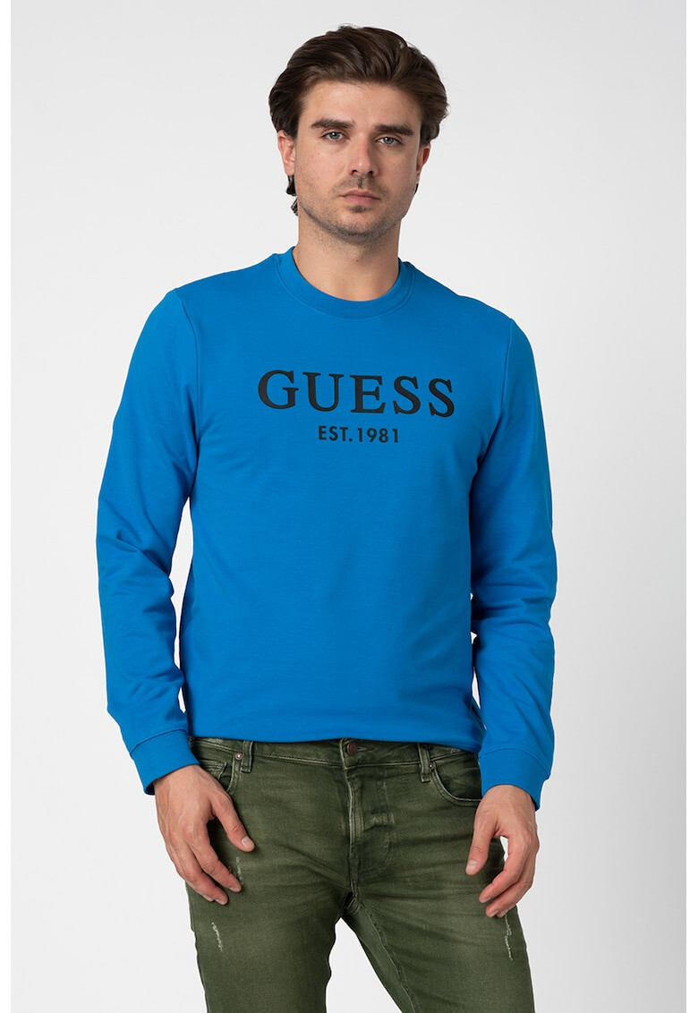 GUESS JEANS Суиътшърт с лого - Pepit.bg