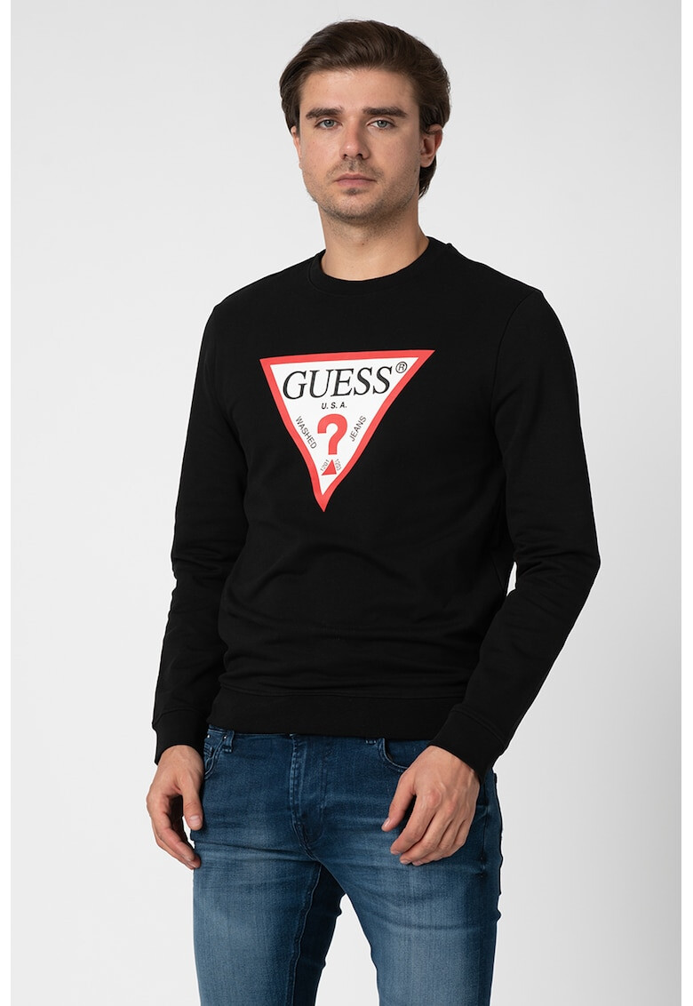 GUESS JEANS Суитшърт с лого gg - Pepit.bg