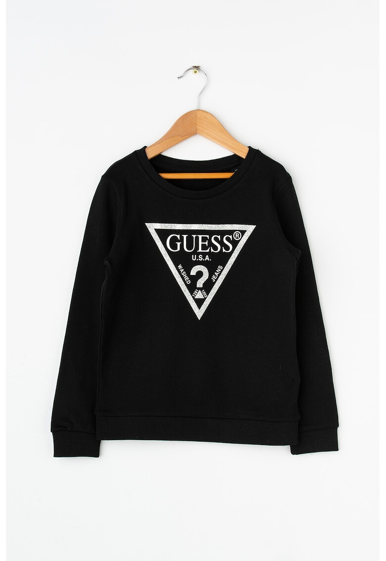 GUESS JEANS Памучен суитшърт с лого - Pepit.bg