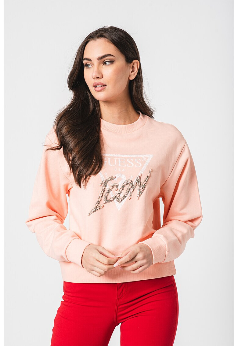 GUESS JEANS Суитшърт с лого - Pepit.bg