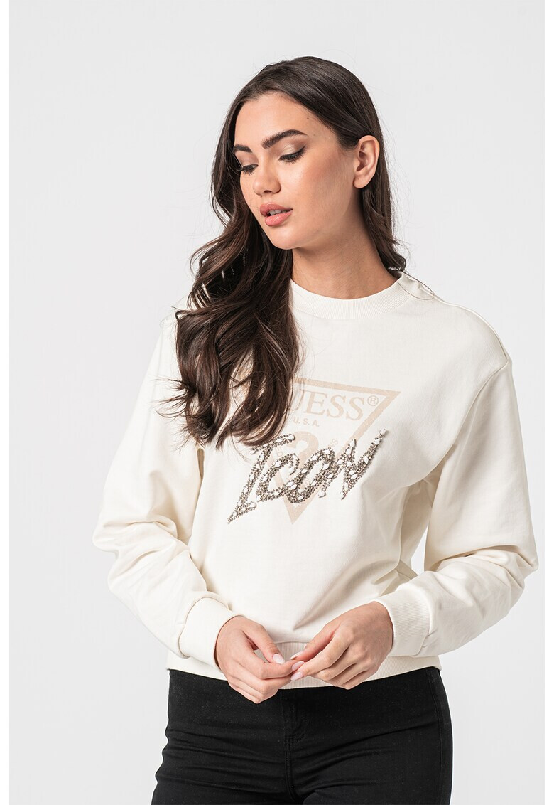 GUESS JEANS Суитшърт с лого - Pepit.bg