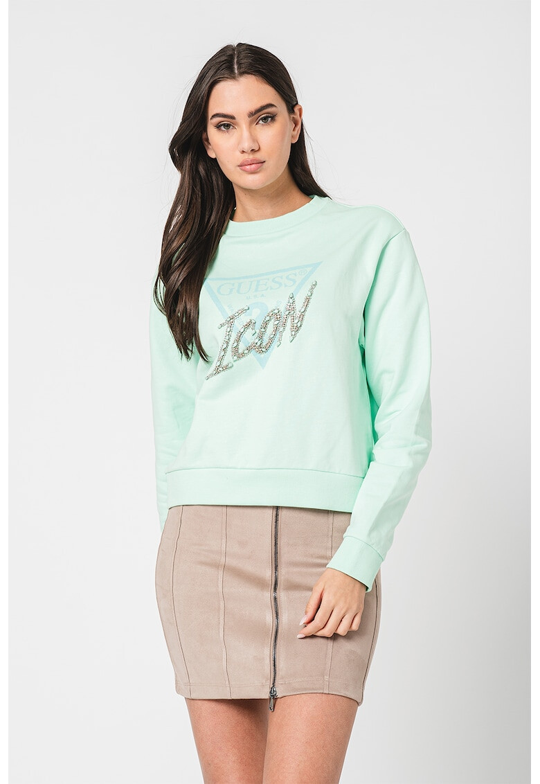 GUESS JEANS Суитшърт с лого - Pepit.bg