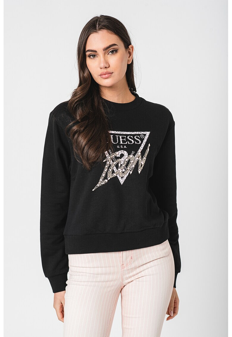 GUESS JEANS Суитшърт с лого - Pepit.bg
