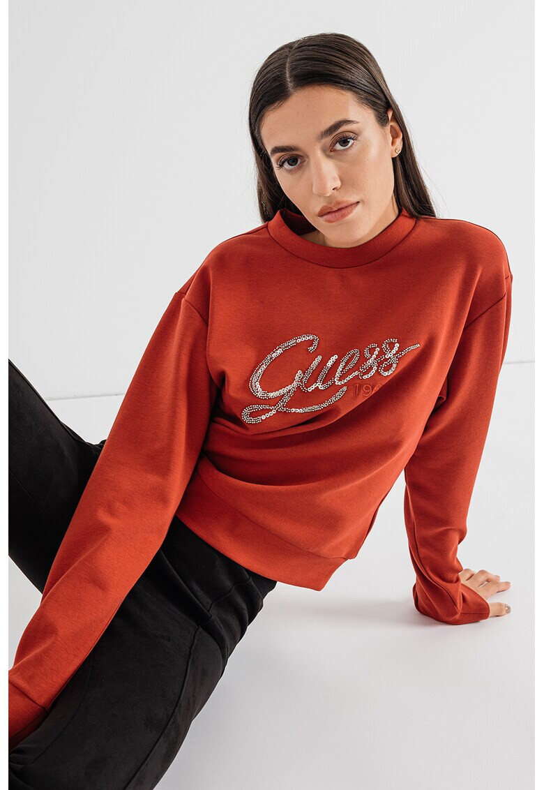 GUESS JEANS Суитшърт с лого - Pepit.bg