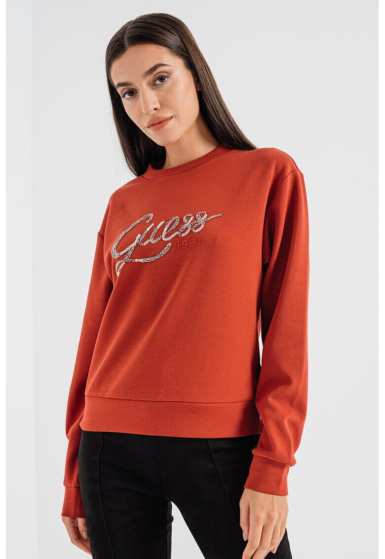 GUESS JEANS Суитшърт с лого - Pepit.bg