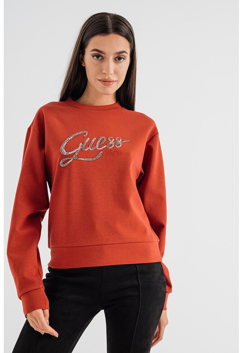 GUESS JEANS Суитшърт с лого - Pepit.bg