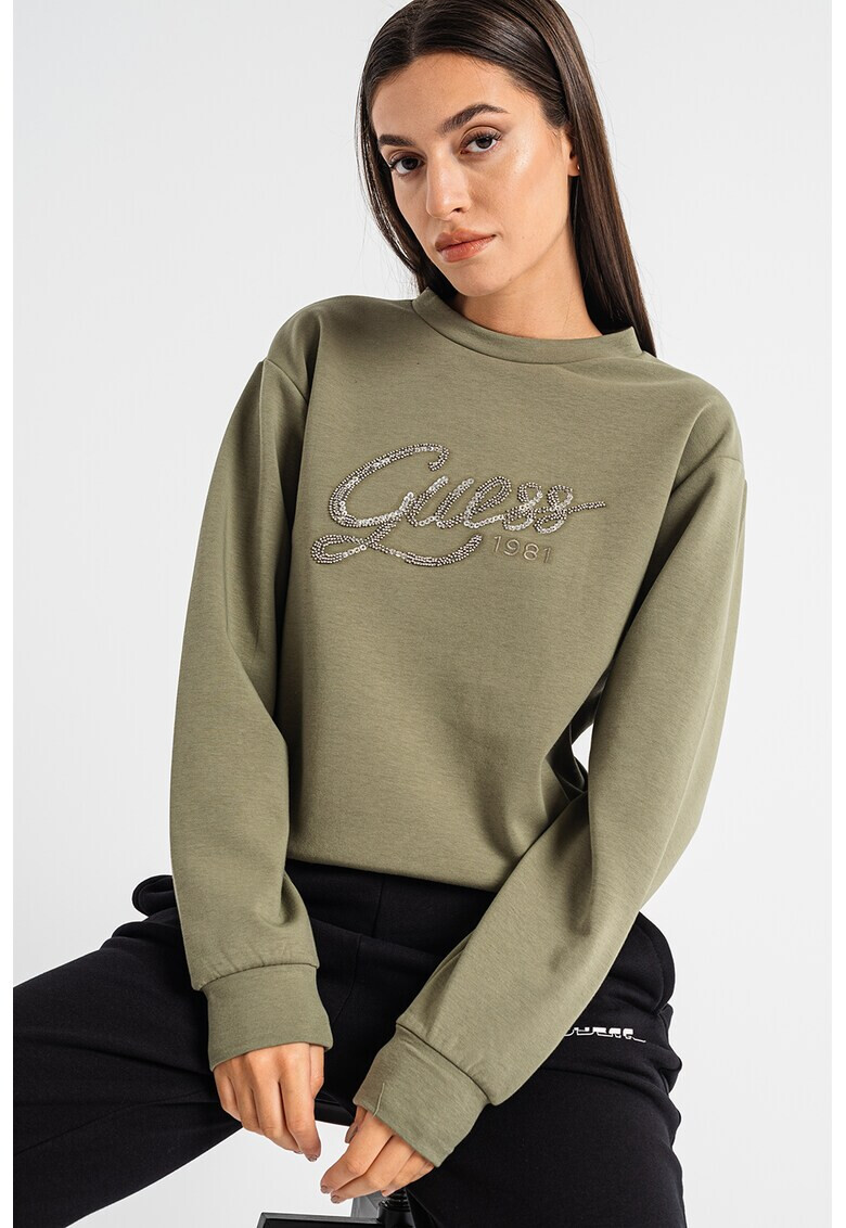GUESS JEANS Суитшърт с лого - Pepit.bg