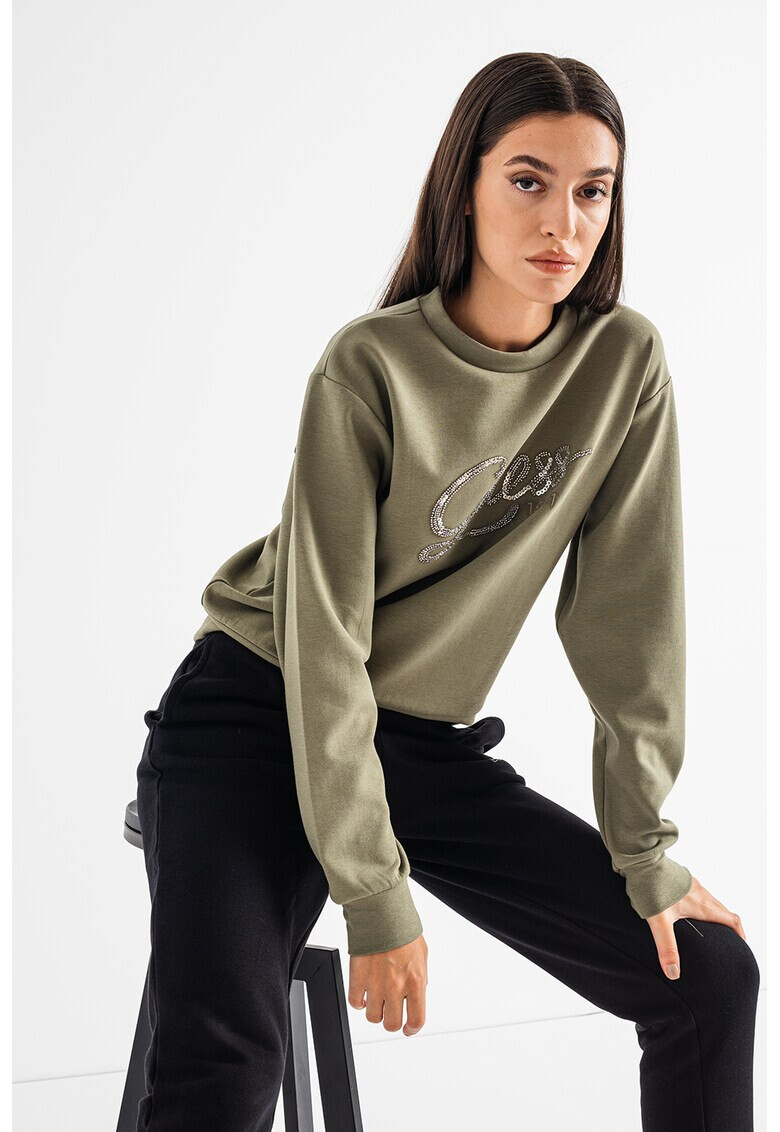 GUESS JEANS Суитшърт с лого - Pepit.bg