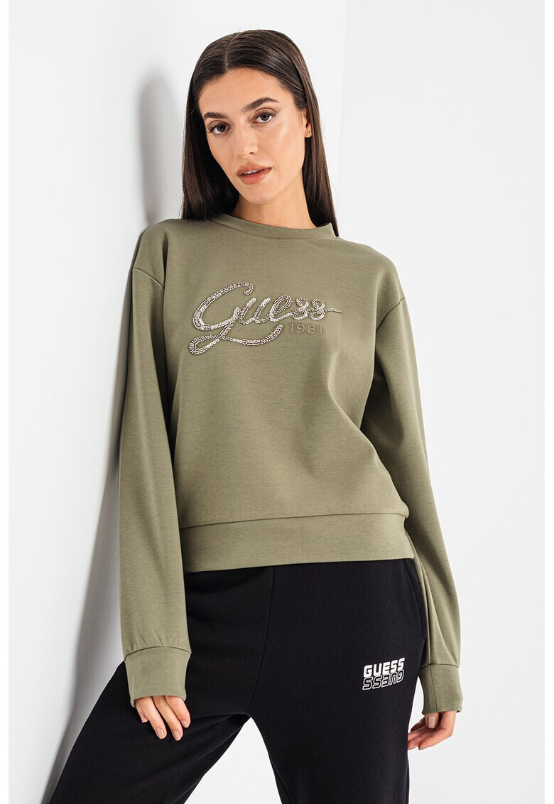 GUESS JEANS Суитшърт с лого - Pepit.bg