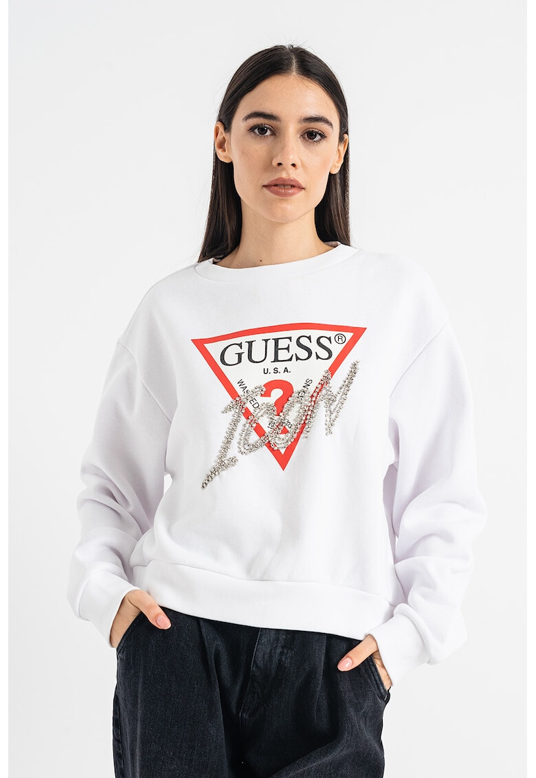 GUESS JEANS Суитшърт с лого - Pepit.bg