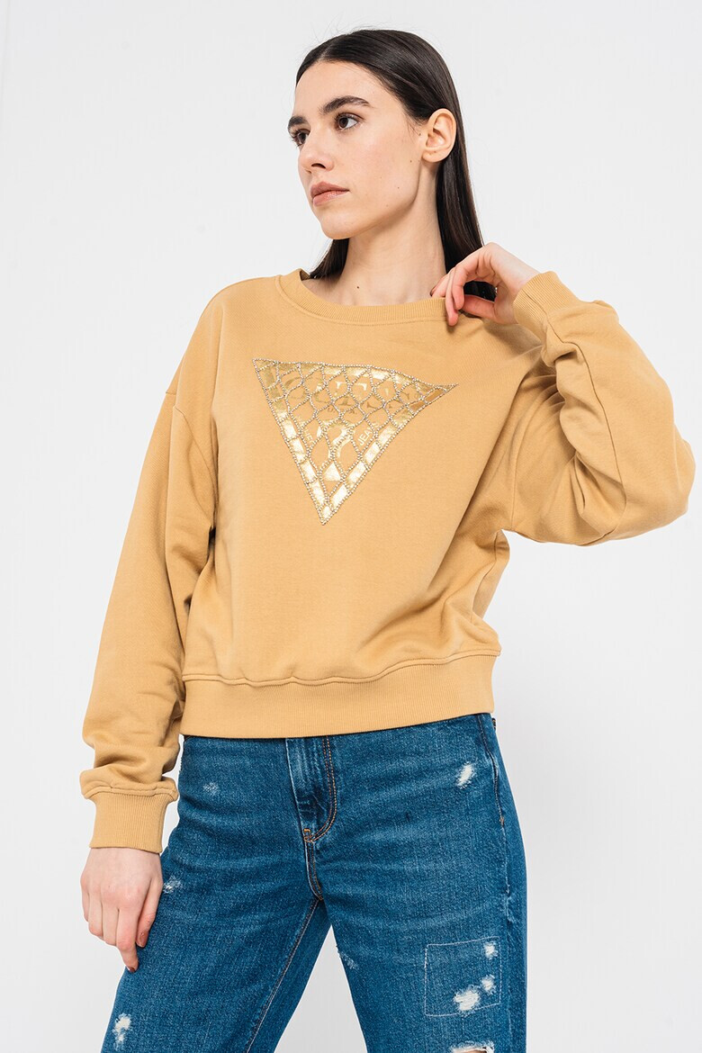 GUESS JEANS Суитшърт с лого - Pepit.bg