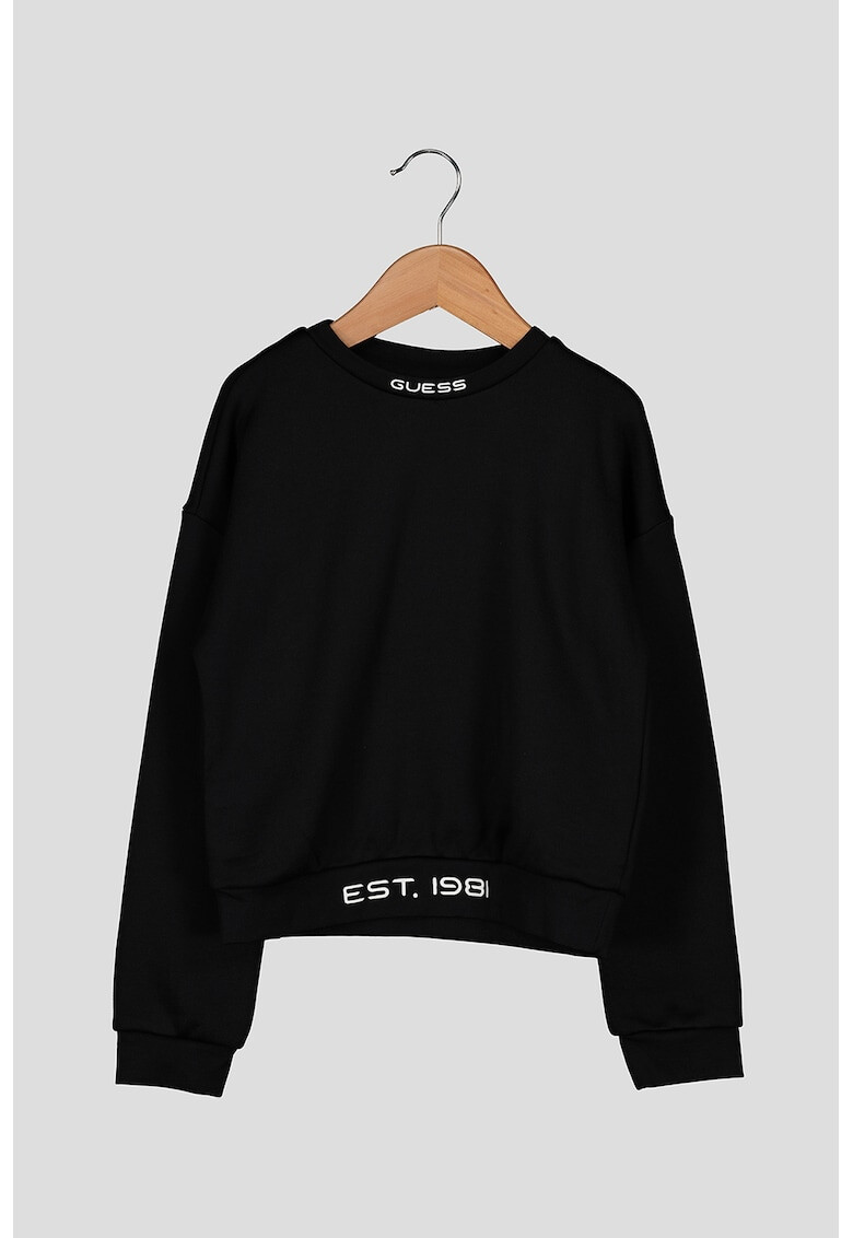 GUESS JEANS Суитшърт с лого на гърба - Pepit.bg