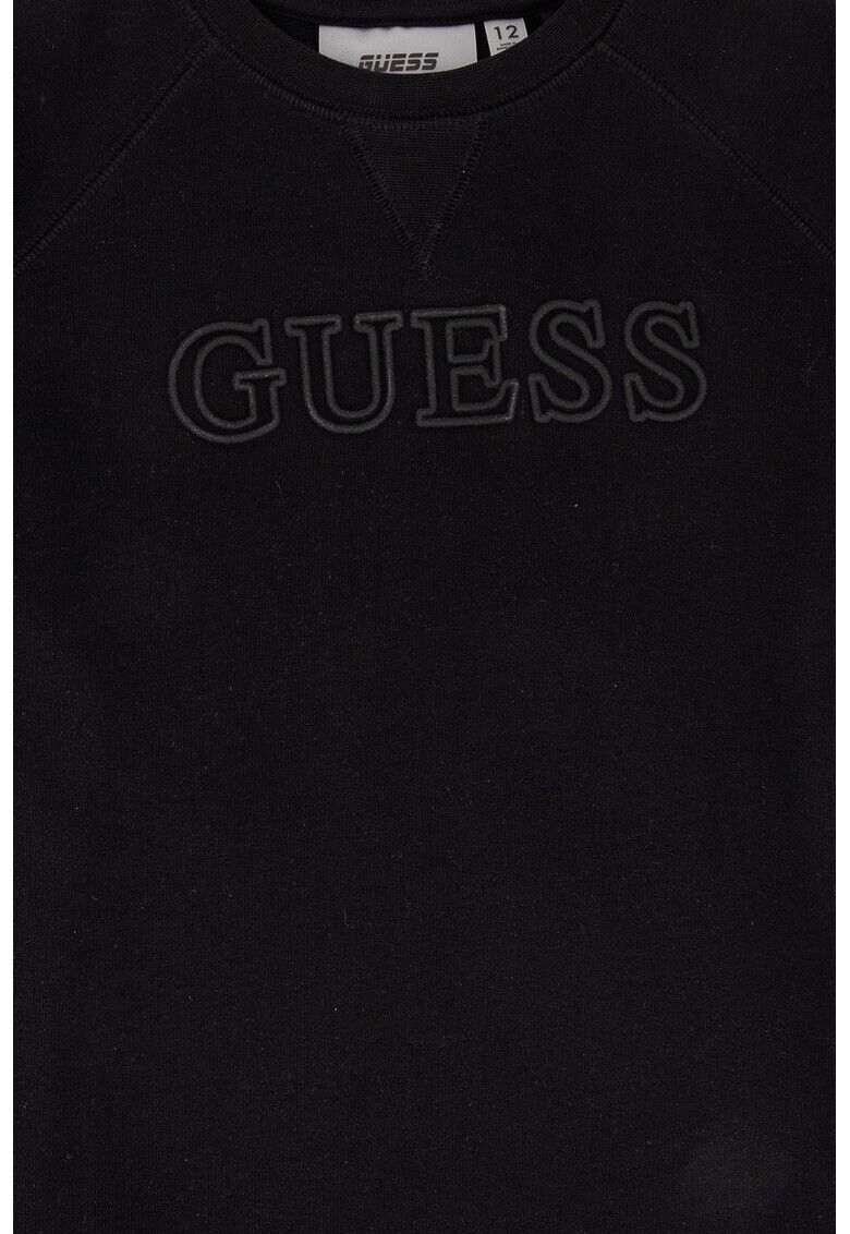 GUESS JEANS Суитшърт с овално деколте и ръкави реглан - Pepit.bg