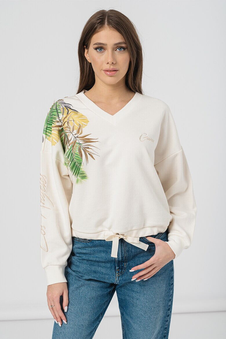 GUESS JEANS Суитшърт с принт - Pepit.bg
