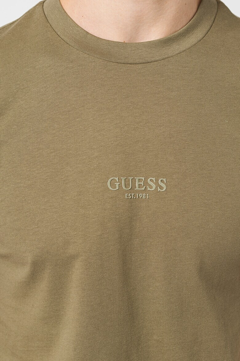 GUESS JEANS Тениска по тялото с лого - Pepit.bg