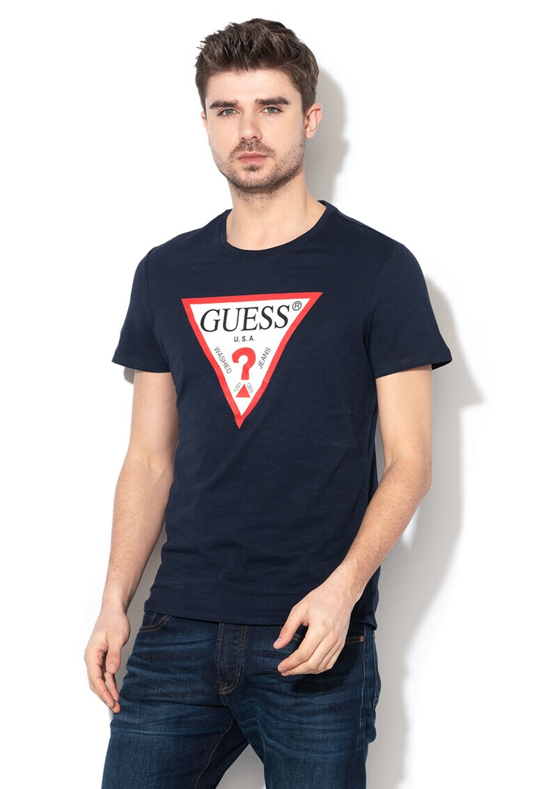 GUESS JEANS Тениска по тялото с лого 16 - Pepit.bg