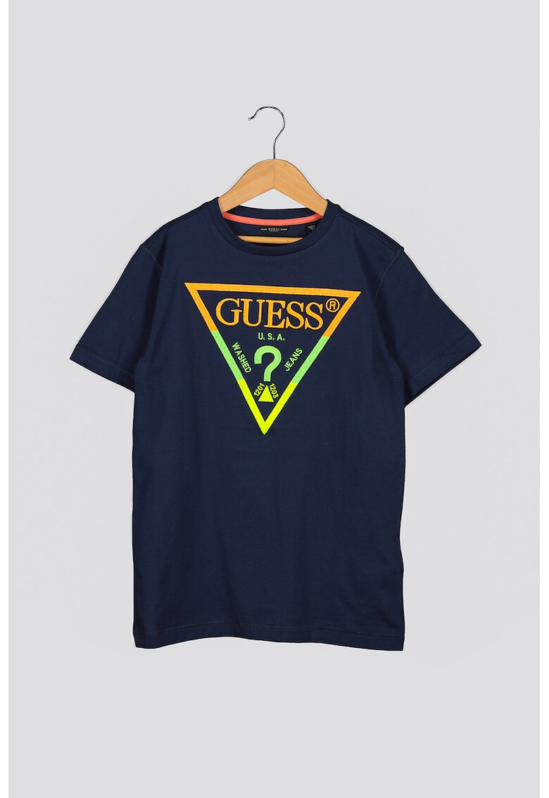 GUESS JEANS Тениска с бродирано лого - Pepit.bg