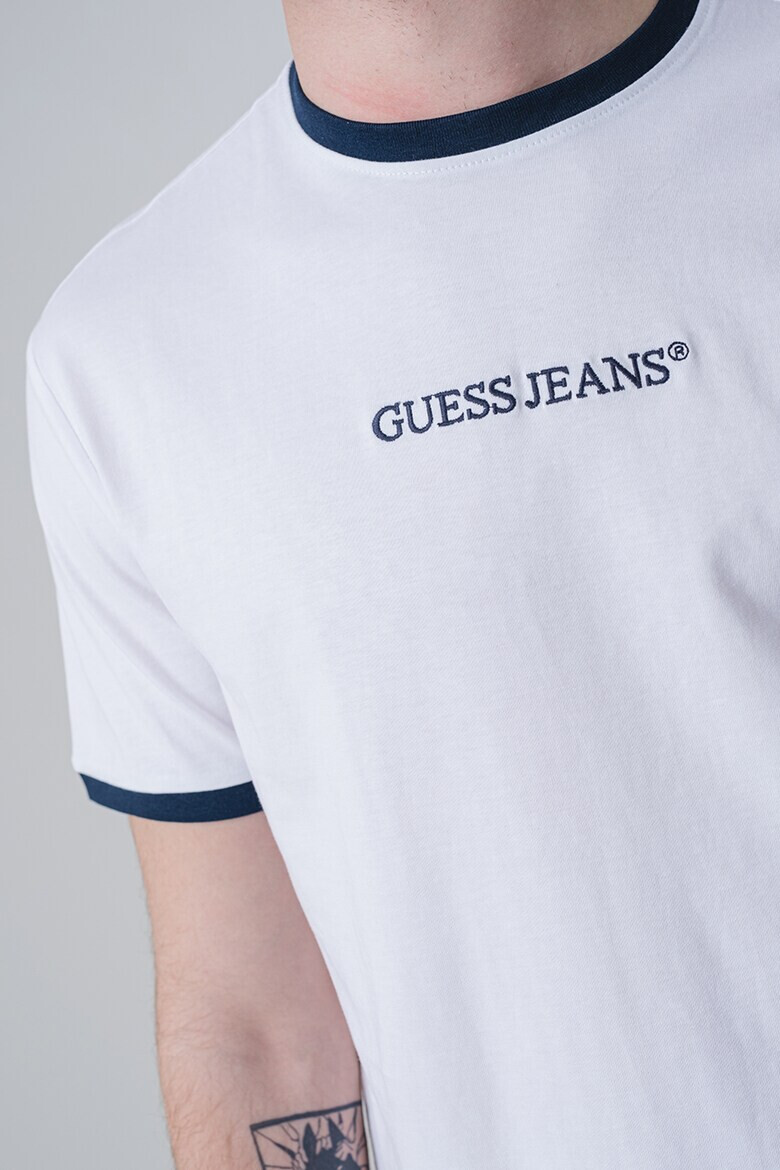 GUESS JEANS Тениска с контрасти - Pepit.bg