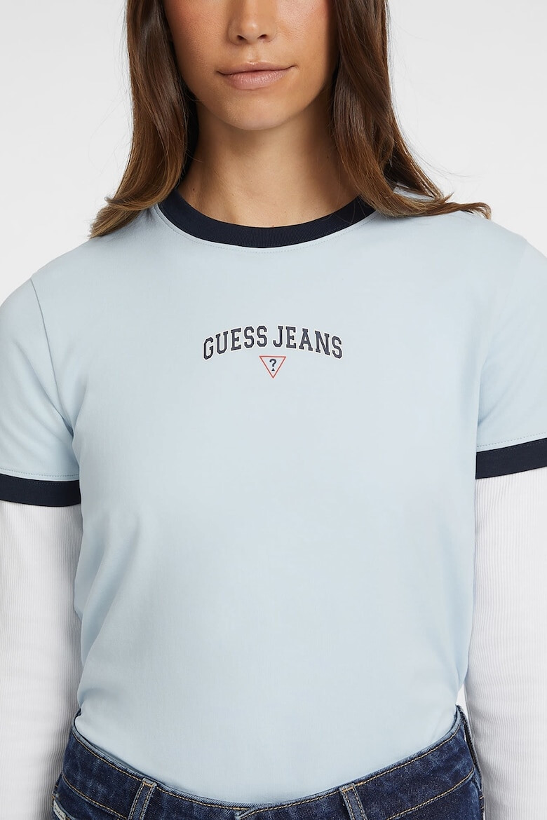 GUESS JEANS Тениска с лого - Pepit.bg