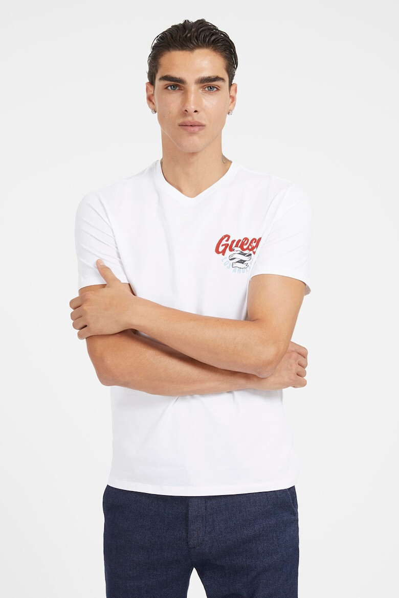GUESS JEANS Тениска с лого - Pepit.bg