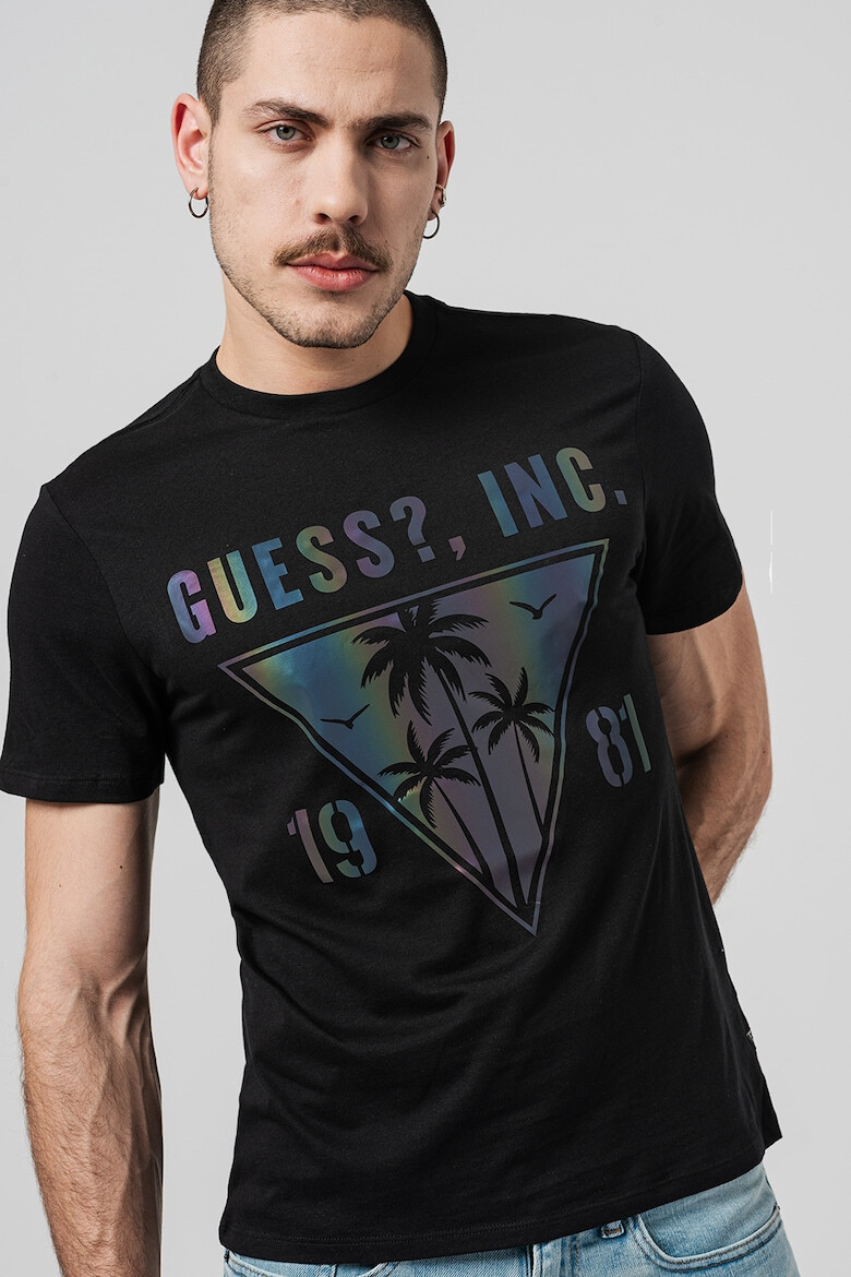 GUESS JEANS Тениска с лого - Pepit.bg