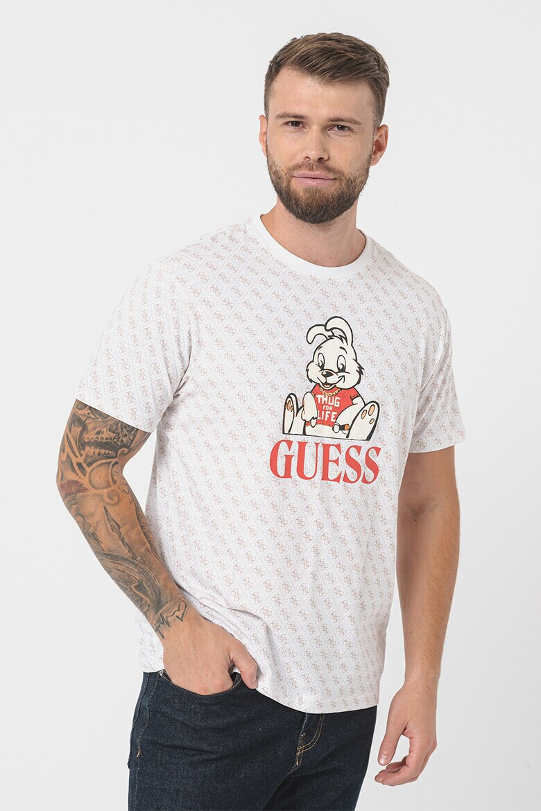 GUESS JEANS Тениска с лого - Pepit.bg