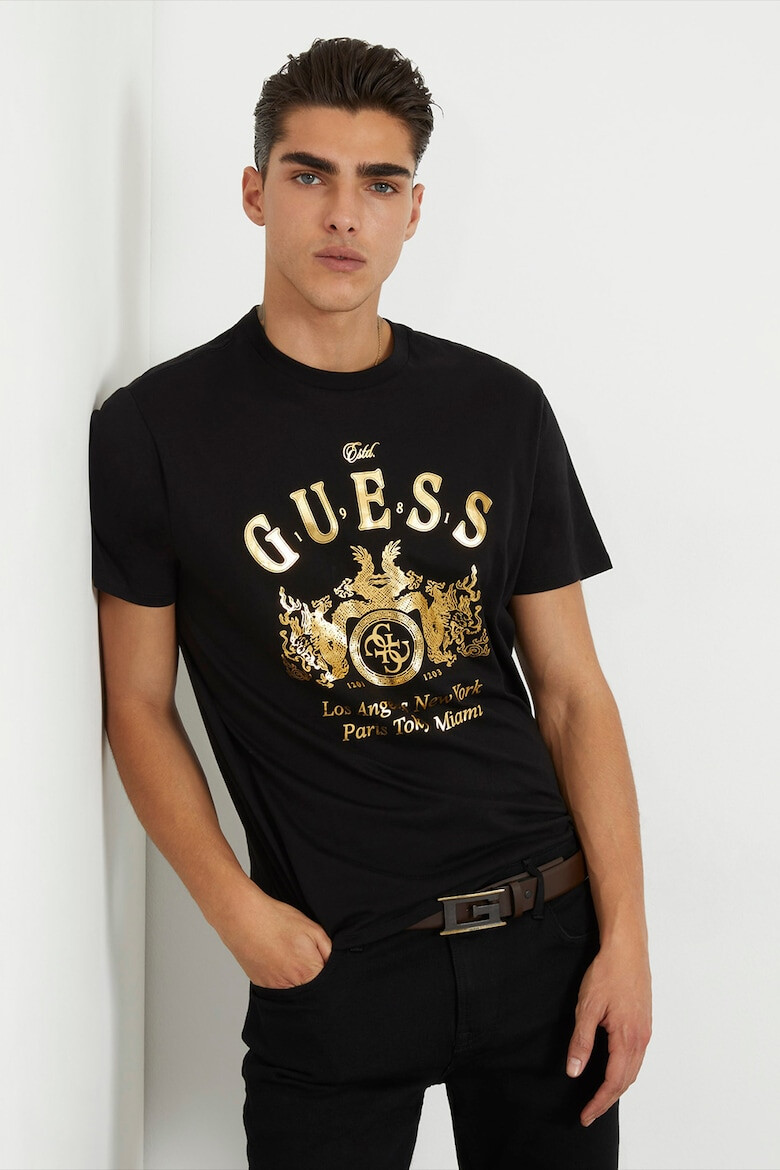 GUESS JEANS Тениска с лого - Pepit.bg