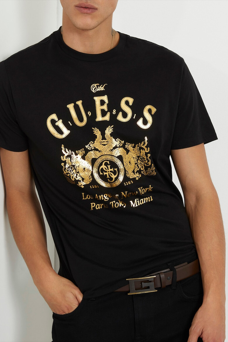 GUESS JEANS Тениска с лого - Pepit.bg