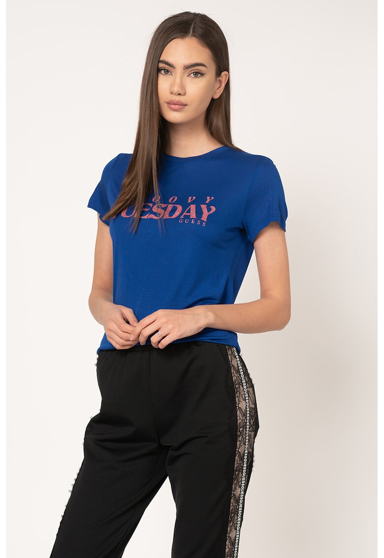 GUESS JEANS Тениска с лого - Pepit.bg