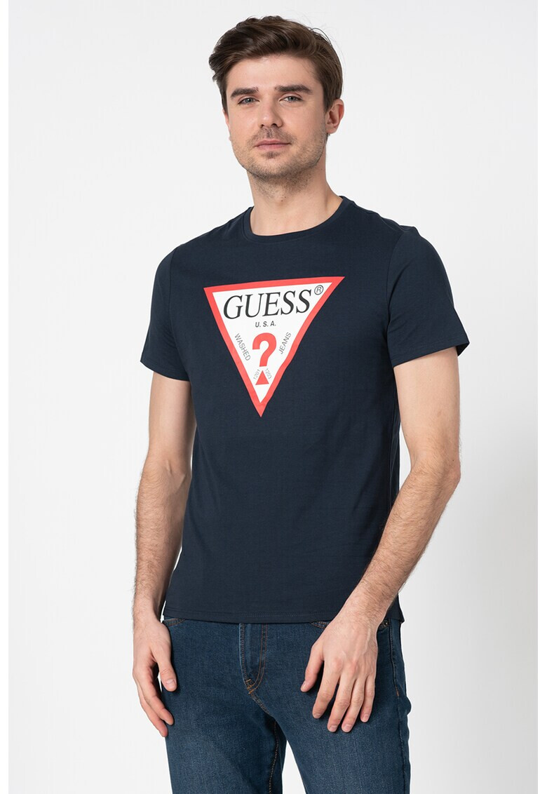 GUESS JEANS Тениска с лого - Pepit.bg
